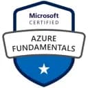 Microsoft Certified: Azure Fundamentals badge.